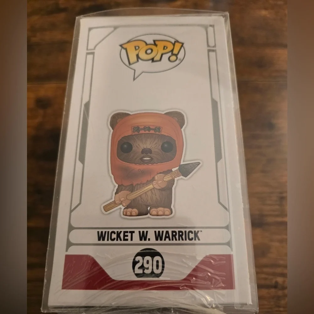 Funko Pop Star Wars #290 Wicket W Warrick Protector Case - Picture 5 of 5